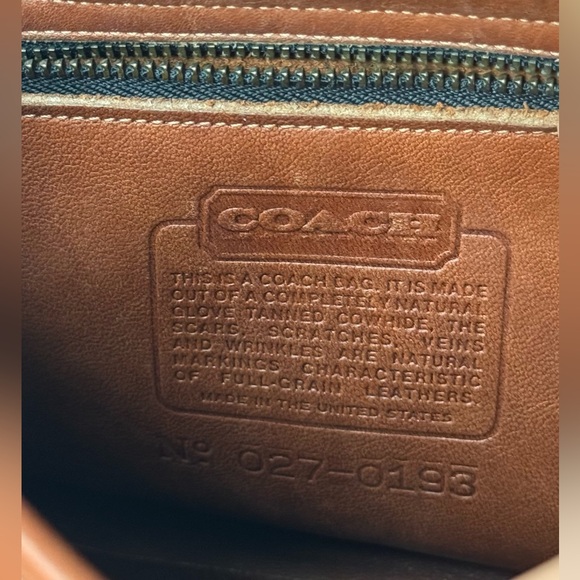 Vintage Coach Court Bag in British Tan 9870 - Picture 8 of 8